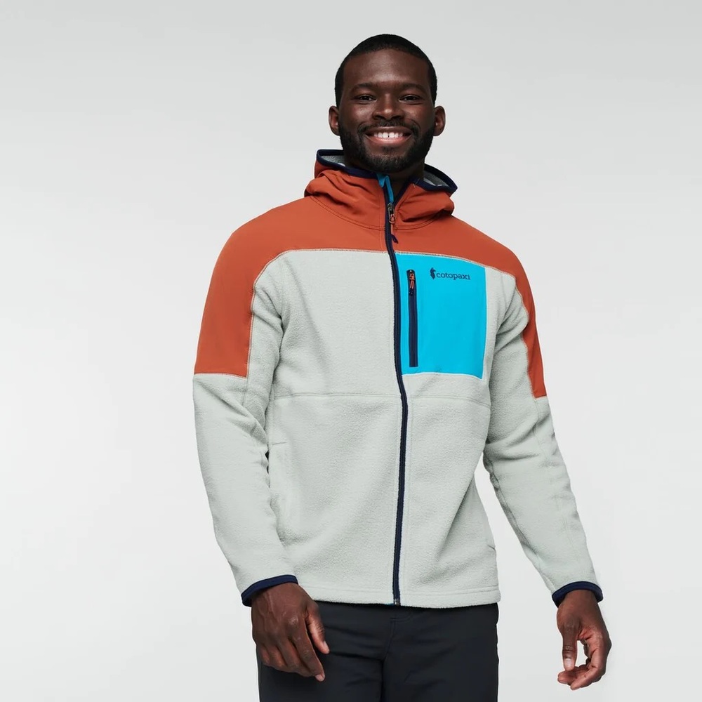 Men’s Small Cotopaxi Abrazo full zip hooded fleece jacket NWT $135 Spice & Brush